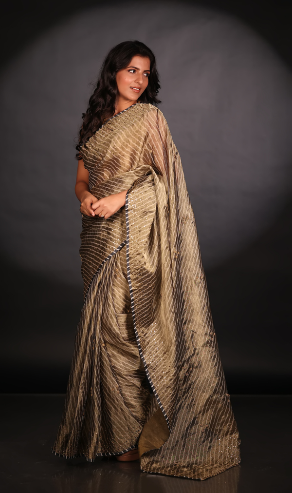 OLIVE LEHARIYA SAREE