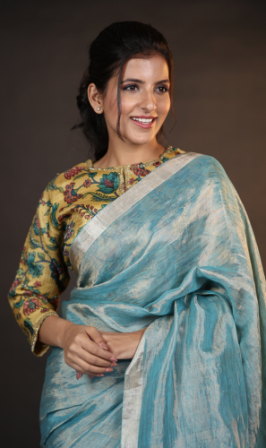 KALAMKARI MUSTARD BLOUSE