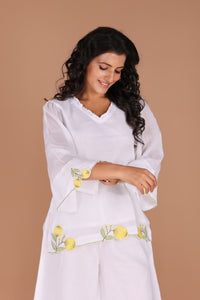 LEMONY TUNIC CORD SET