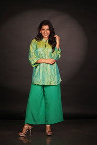 GREEN SHADED TOP WT PANTS