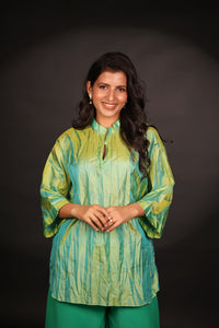 GREEN SHADED TOP WT PANTS