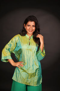 GREEN SHADED TOP WT PANTS