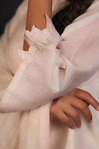 IVORY CUTWORK CHANDERI SET