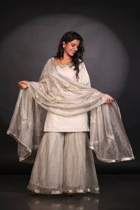 SILVER ROSES SET
