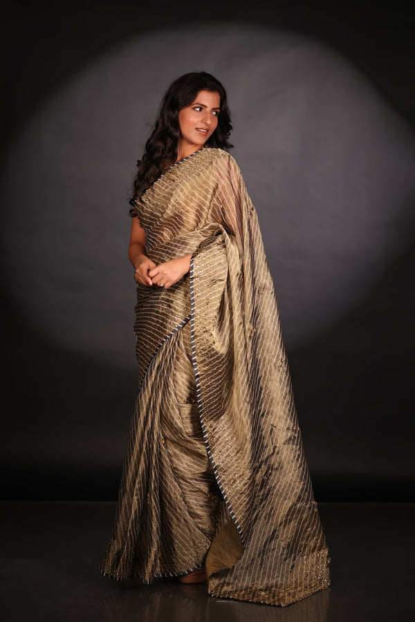 OLIVE LEHARIYA SAREE