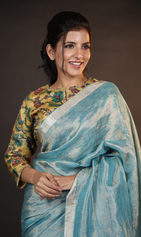 KALAMKARI MUSTARD BLOUSE